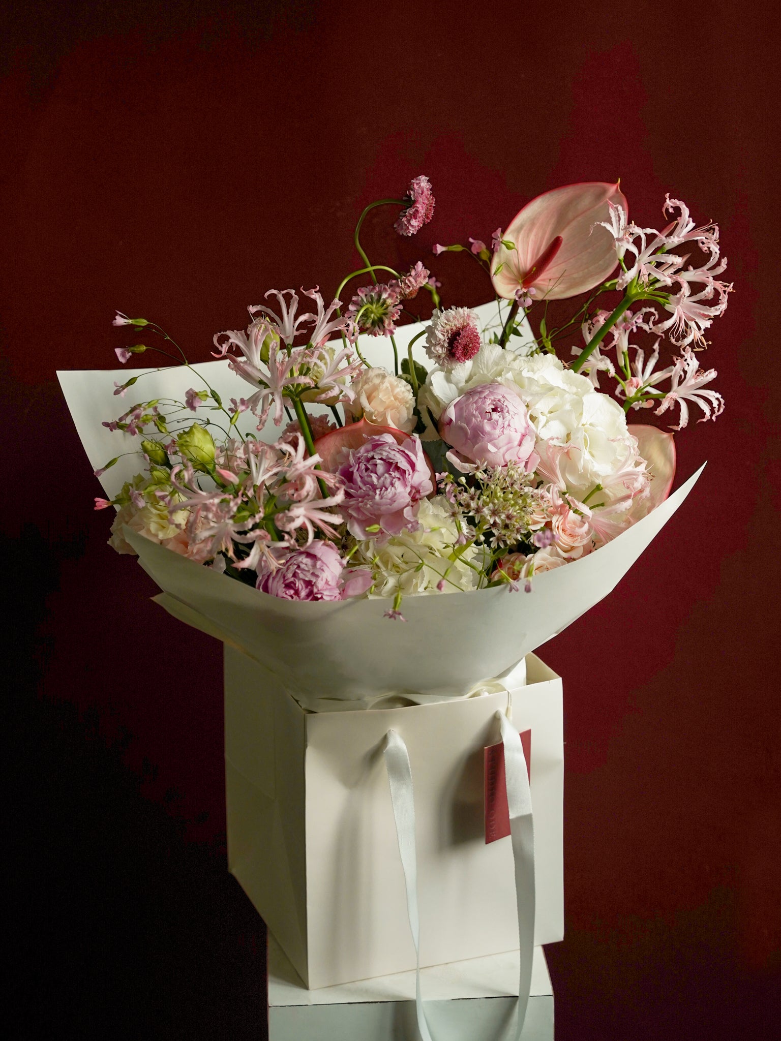 Studio Ode The Blush blush pink floral bouquet gift Hong Kong | size:Large - 40cm