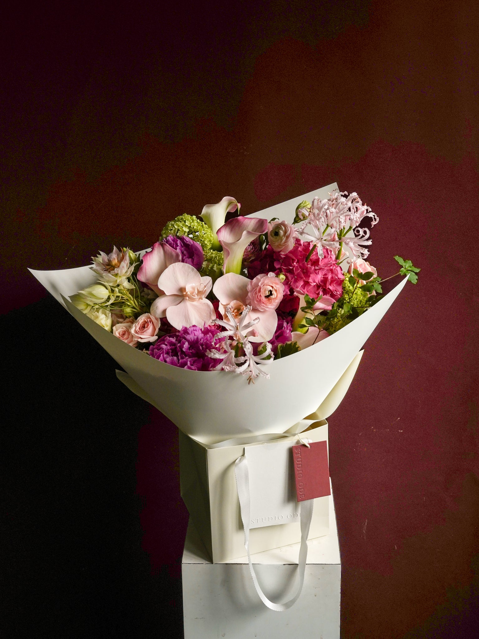 Studio Ode The Blush blush pink floral bouquet gift Hong Kong