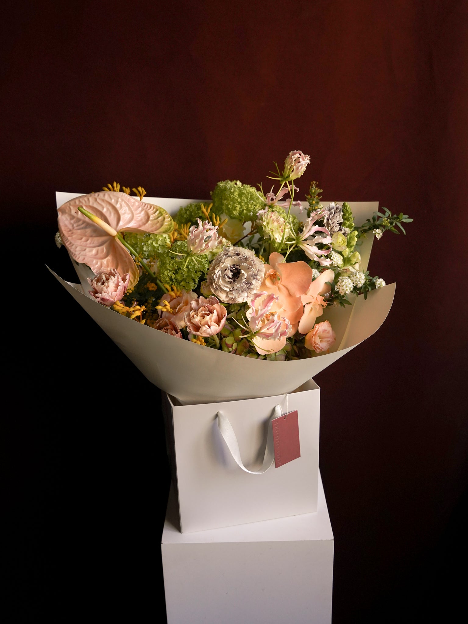 Studio Ode The Dreamy soft romantic floral bouquet gift Hong Kong | size:Medium - 35cm